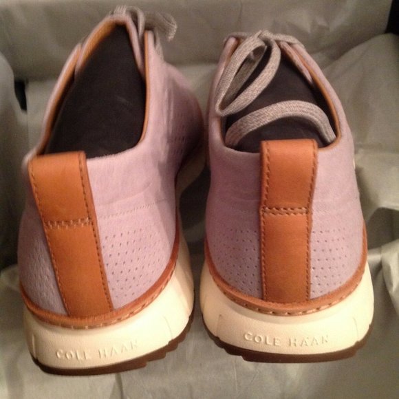 Cole Haan Men's Zerogrand Perforated Light Gray Suede Fashion Sneakers 11.5M NIB - Picture 6 of 7